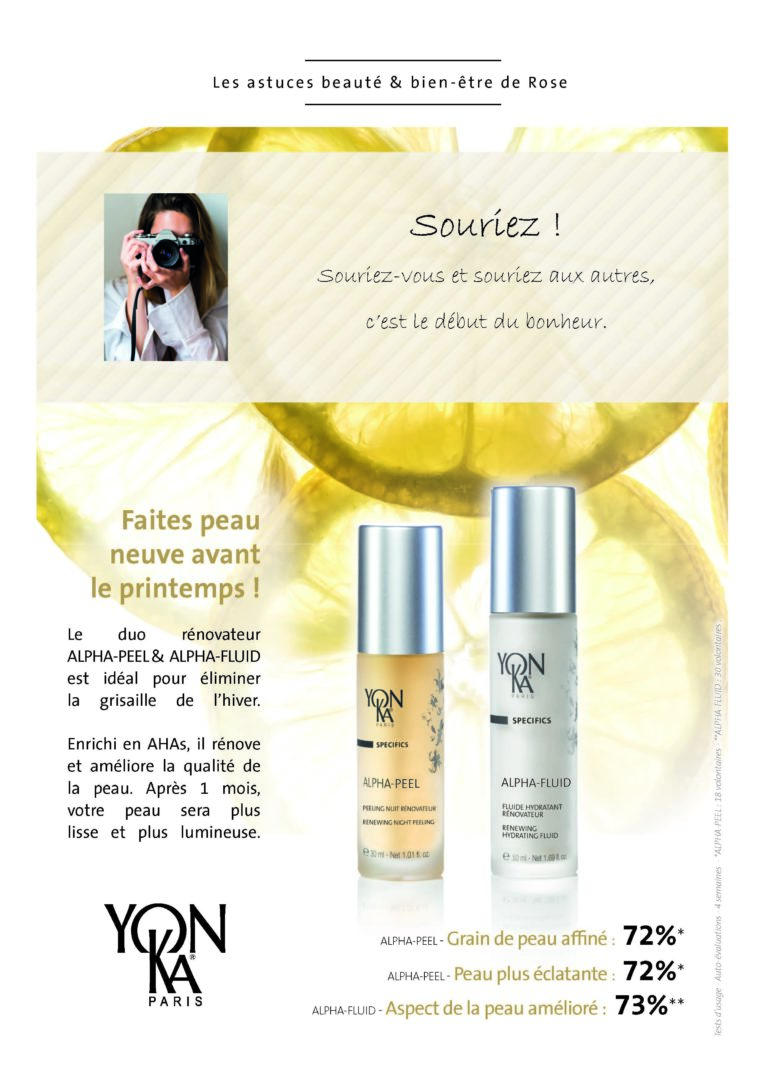 La cure au printemps avec le Peeling